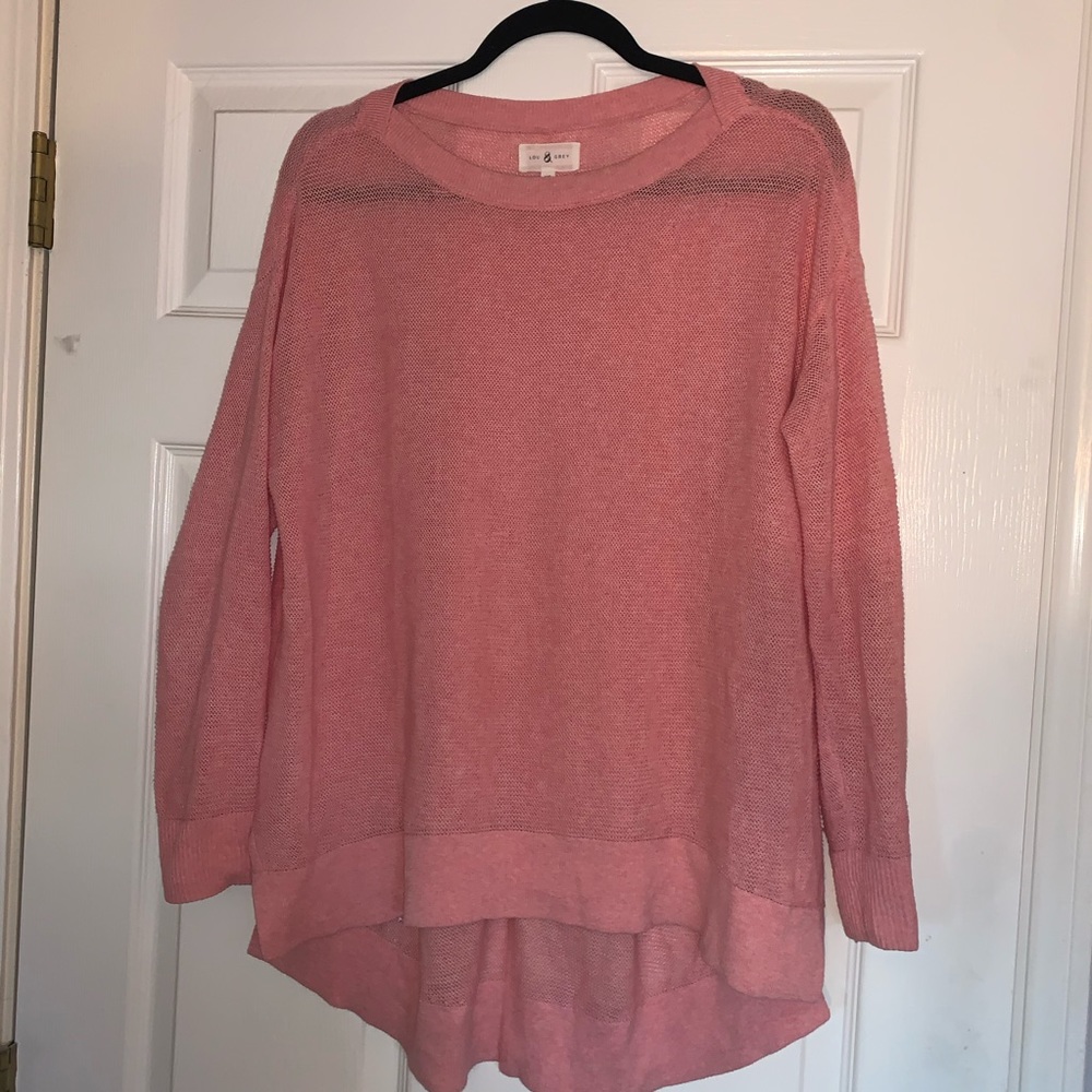 Lou and grey pink oversized sweater